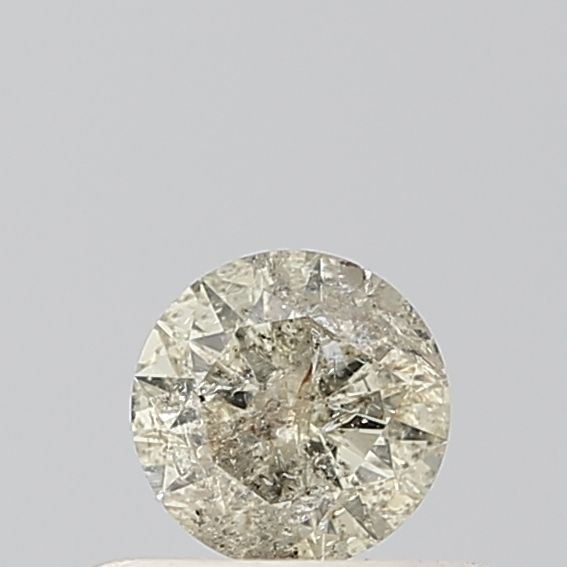 0.37 ct Round Salt and Pepper Natural Diamond, VVS2