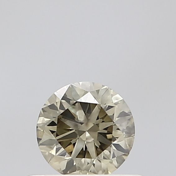 0.41 ct Round Salt and Pepper Natural Diamond, VVS1
