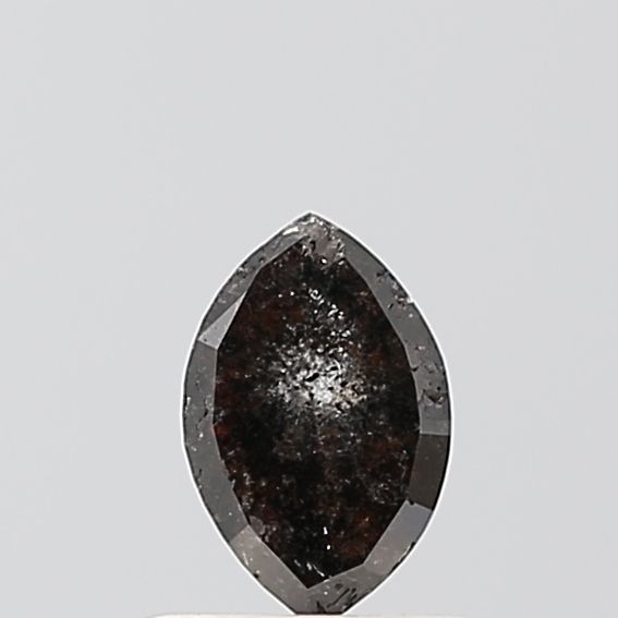 0.66 ct Marquise Salt and Pepper Natural Diamond, VS2