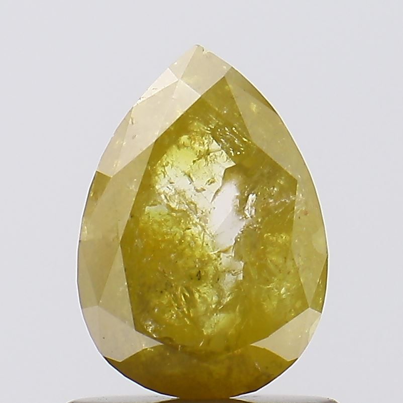 0.85 ct Pear Salt and Pepper Natural Diamond, I3