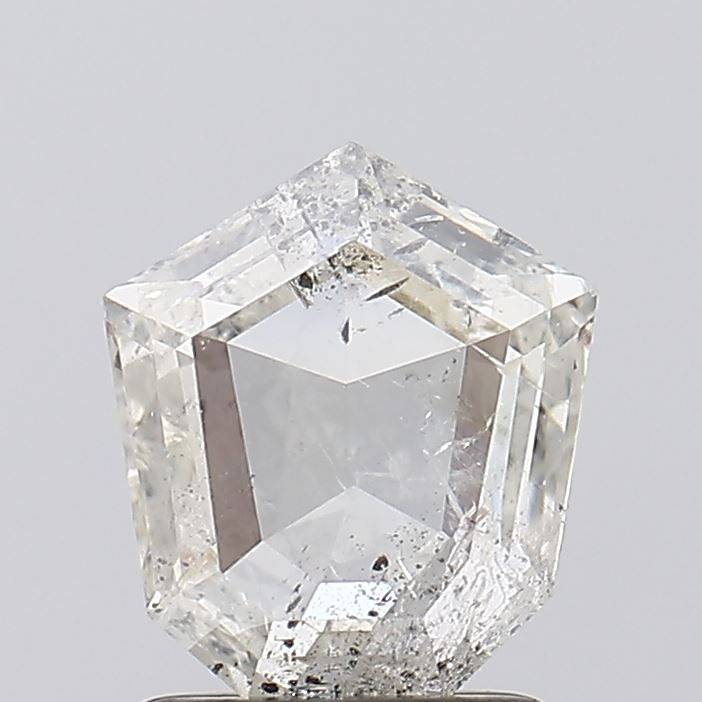 1.30 ct Shield Salt and Pepper Natural Diamond, I3