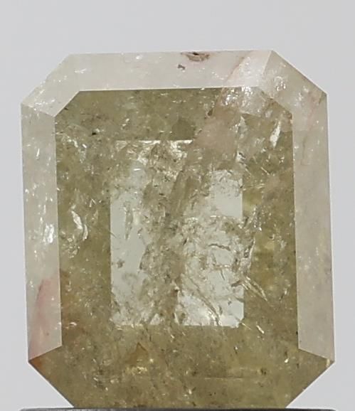 1.04 ct Emerald Salt and Pepper Natural Diamond, I3