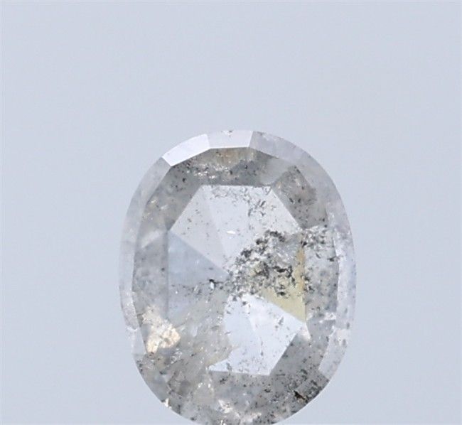 0.86 ct Oval Salt and Pepper Natural Diamond, I3