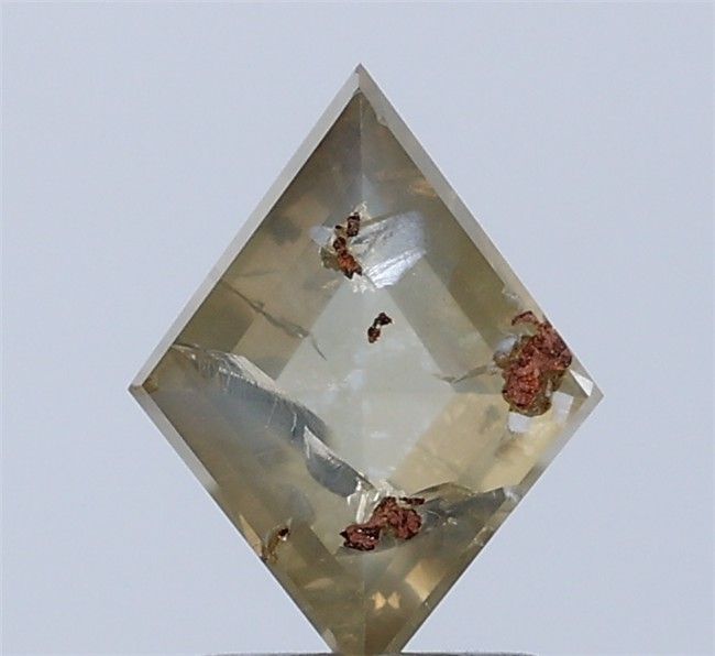 0.94 ct Lozenge Salt and Pepper Natural Diamond, I3