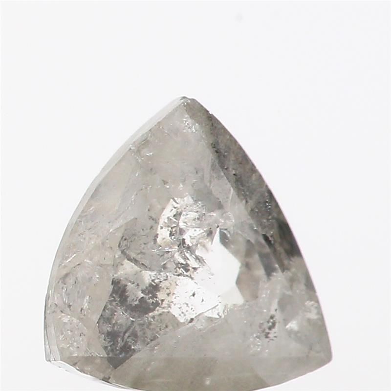 1.35 ct Triangle Salt and Pepper Natural Diamond, I3