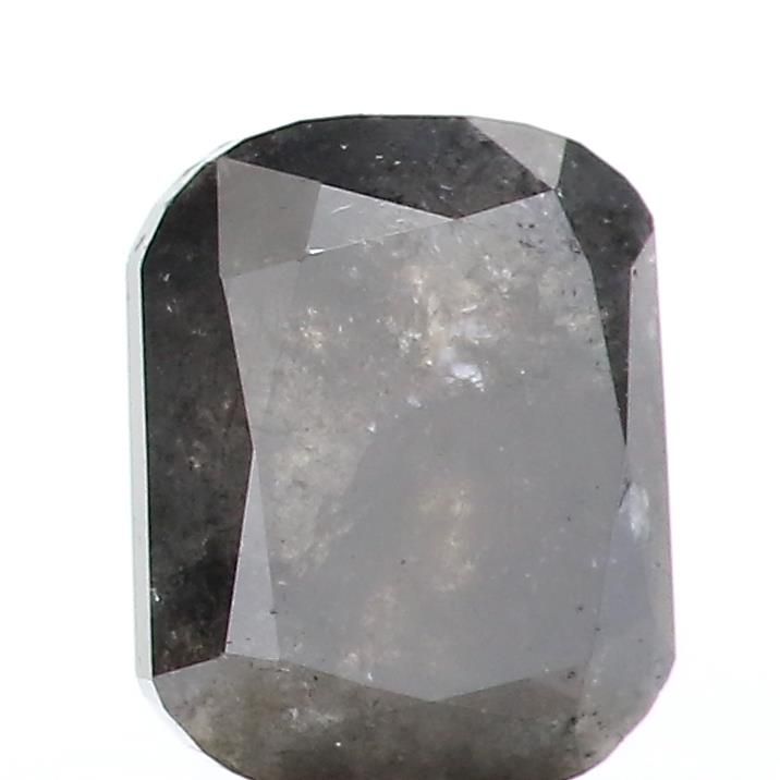 1.15 ct Cushion Salt and Pepper Natural Diamond, I3