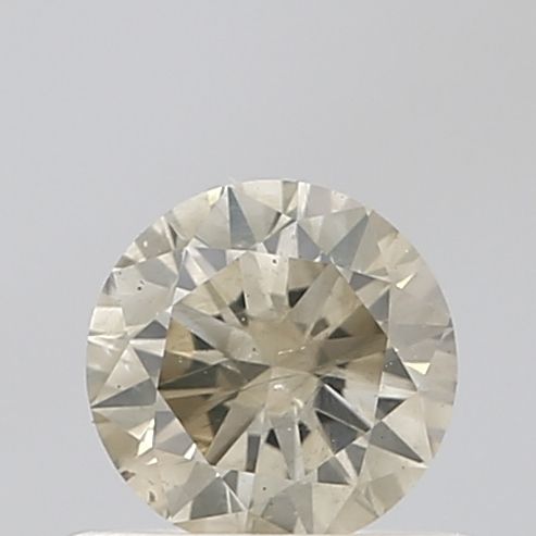 0.46 ct Round Salt and Pepper Natural Diamond, VVS1