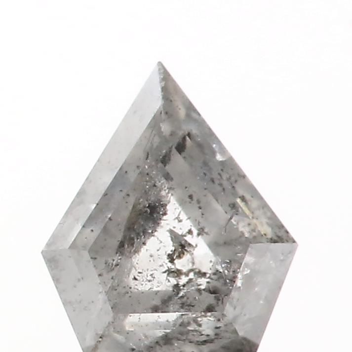0.64 ct Shield Salt and Pepper Natural Diamond, I3