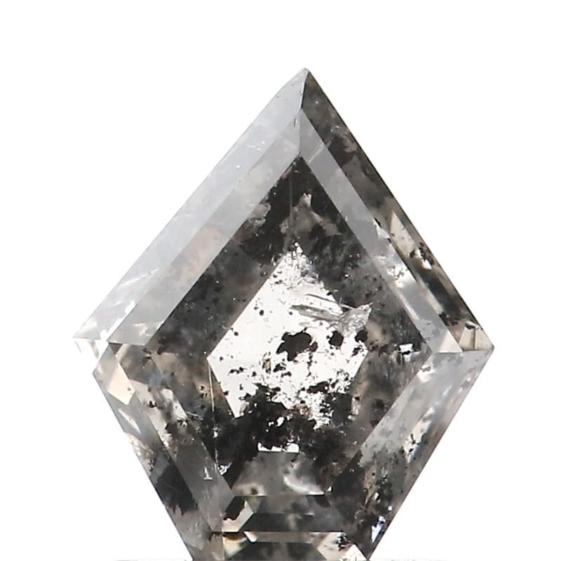 0.97 ct Shield Salt and Pepper Natural Diamond, I3