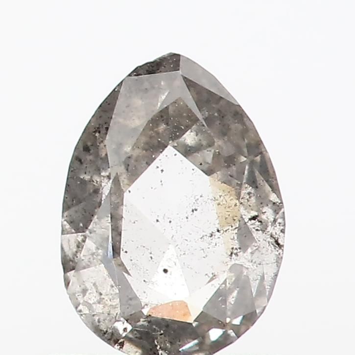 0.43 ct Pear Salt and Pepper Natural Diamond, I3