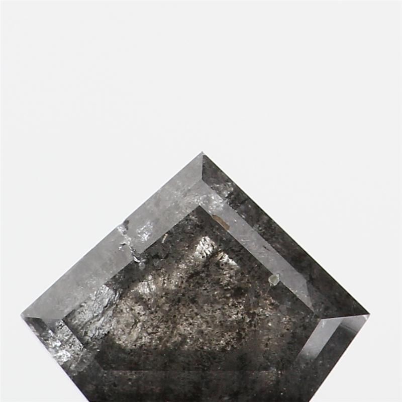 1.12 ct Shield Salt and Pepper Natural Diamond, I3
