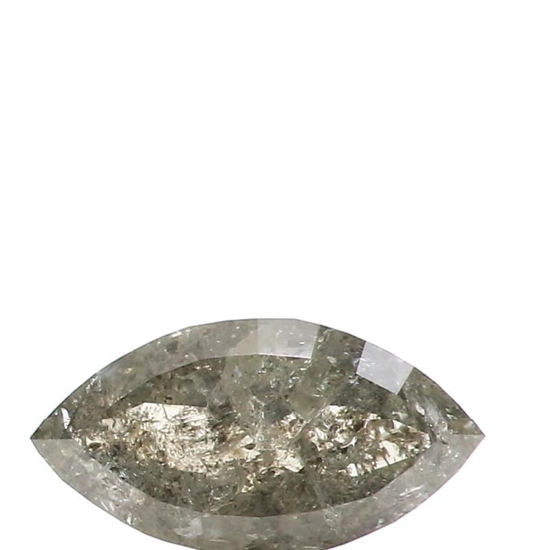 0.60 ct Marquise Salt and Pepper Natural Diamond, I3