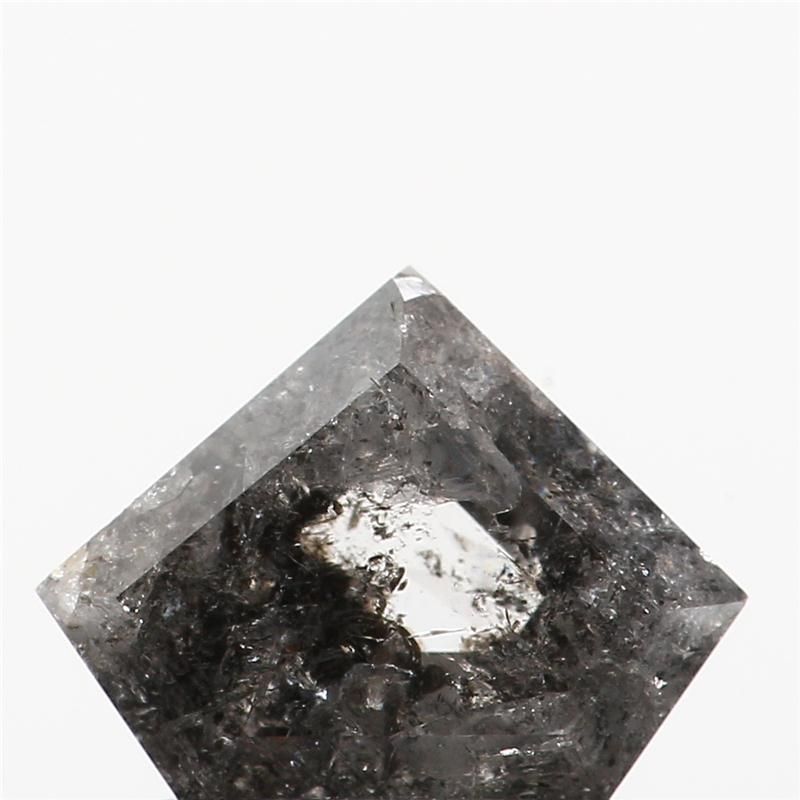 0.89 ct Shield Salt and Pepper Natural Diamond, I3