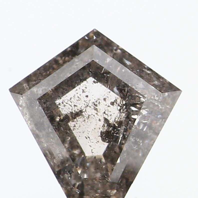 0.70 ct Shield Salt and Pepper Natural Diamond, I3