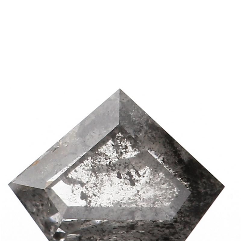 1.17 ct Shield Salt and Pepper Natural Diamond, I3