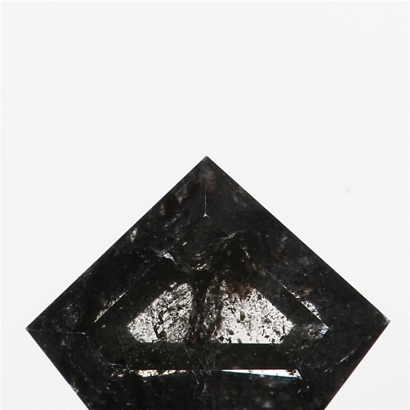 0.66 ct Shield Salt and Pepper Natural Diamond, I3