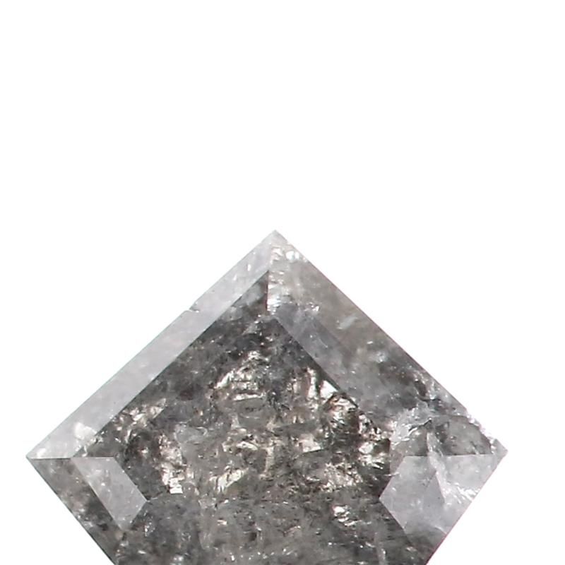 0.46 ct Shield Salt and Pepper Natural Diamond, I3