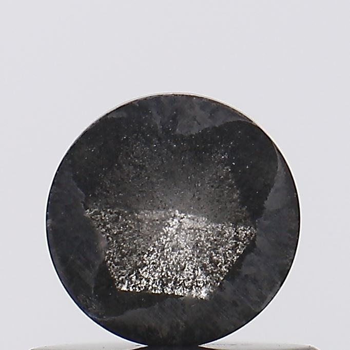 0.52 ct Round Salt and Pepper Natural Diamond, I3