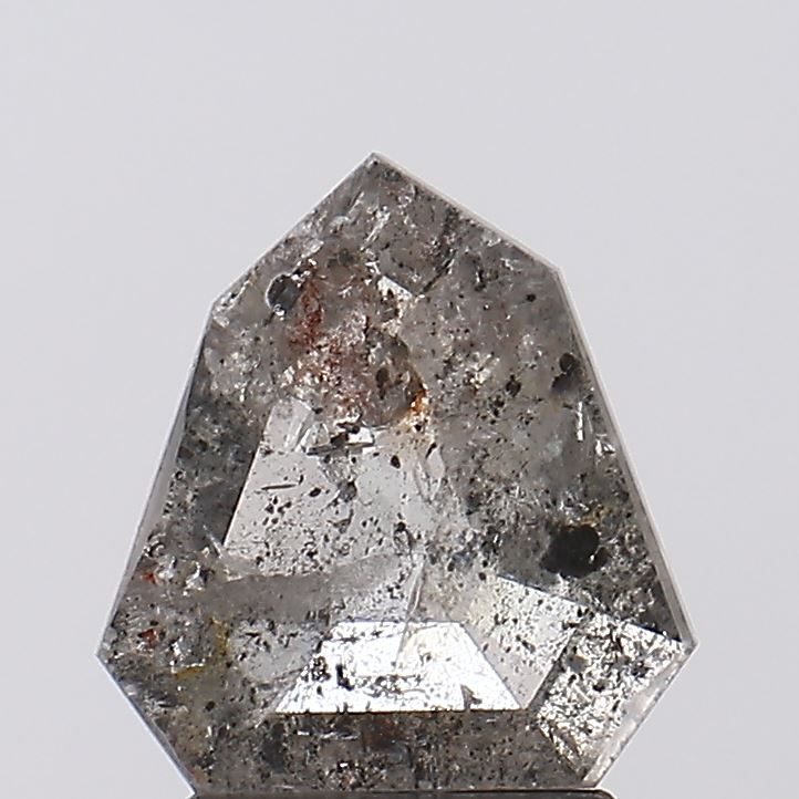 1.57 ct Shield Salt and Pepper Natural Diamond, I3