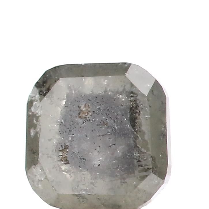 0.89 ct Cushion Salt and Pepper Natural Diamond, I3