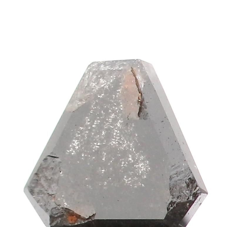 0.89 ct Triangle Salt and Pepper Natural Diamond, I3