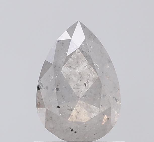 0.97 ct Pear Salt and Pepper Natural Diamond, I3