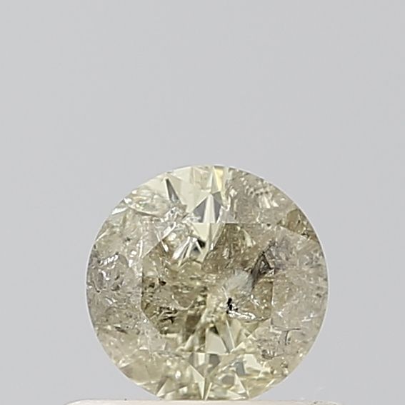 0.31 ct Round Salt and Pepper Natural Diamond, VVS2