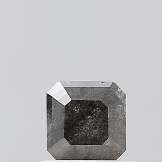 0.48 ct Asscher Salt and Pepper Natural Diamond, VS1