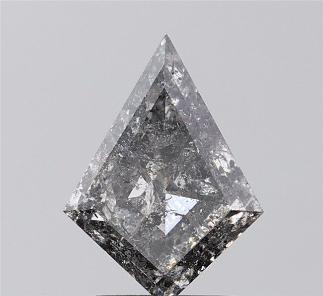2.17 ct Kite Salt and Pepper Natural Diamond, I3