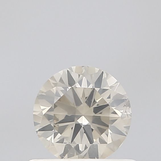 0.51 ct Round Salt and Pepper Natural Diamond, VVS1