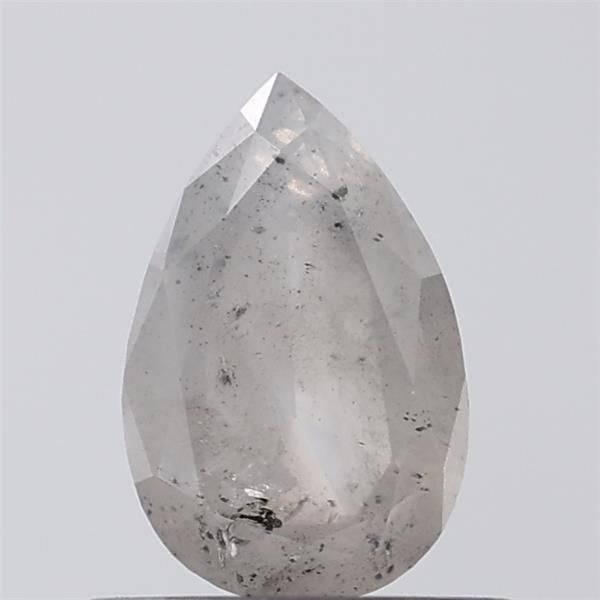 0.67 ct Pear Salt and Pepper Natural Diamond, I3