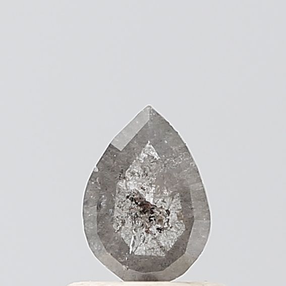 0.36 ct Pear Salt and Pepper Natural Diamond, VS2