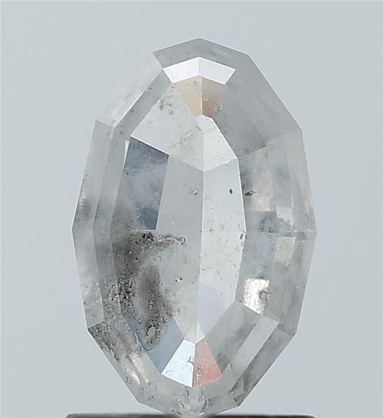 1.15 ct Oval Salt and Pepper Natural Diamond, I3