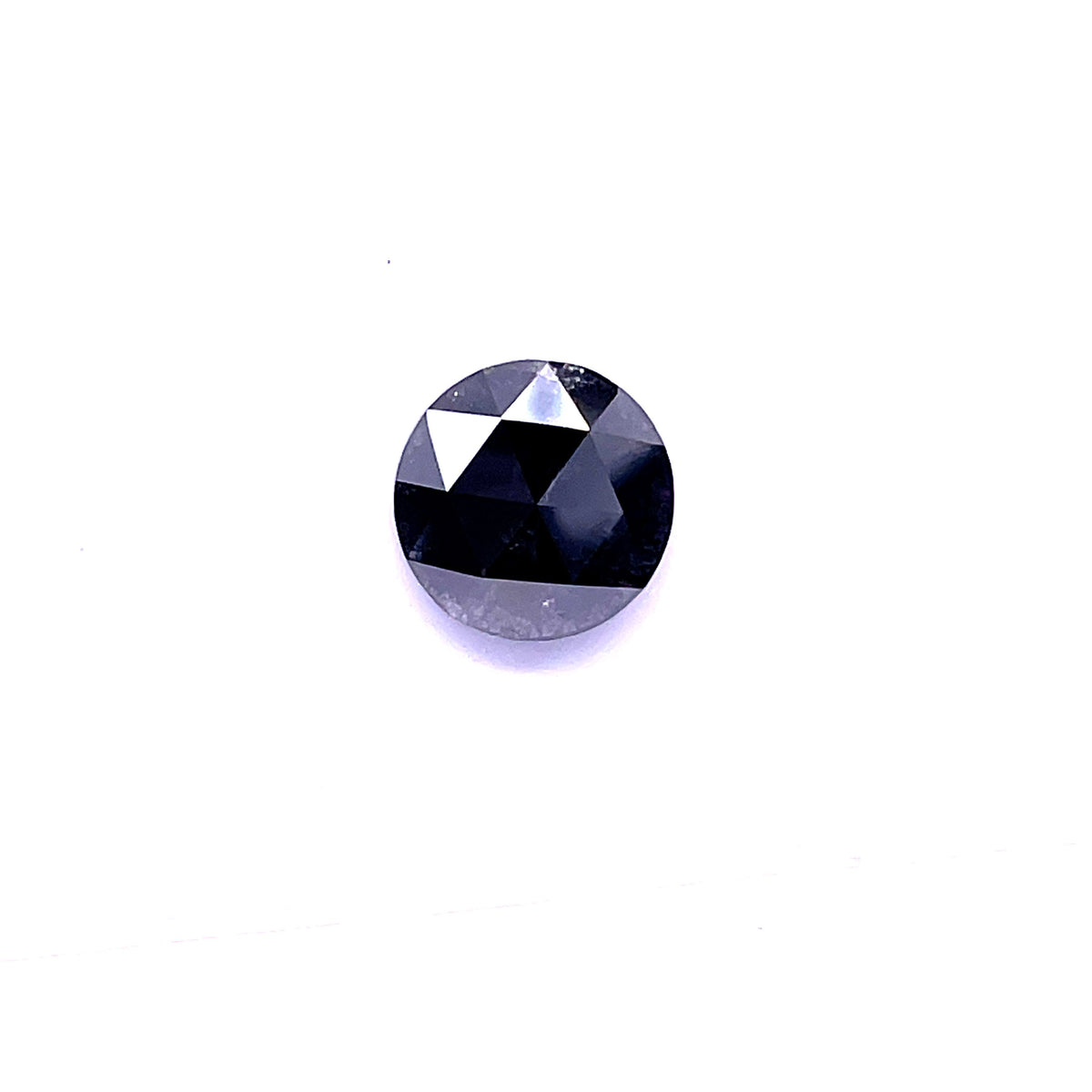 2.83 ct Round Salt and Pepper Natural Diamond
