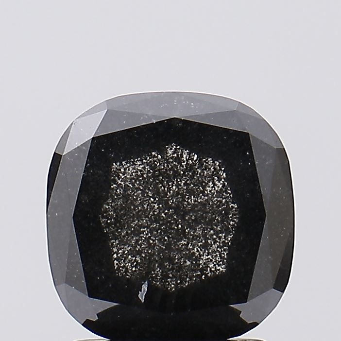 1.43 ct Cushion Salt and Pepper Natural Diamond, I3