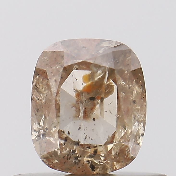 0.43 ct Cushion Salt and Pepper Natural Diamond, I3