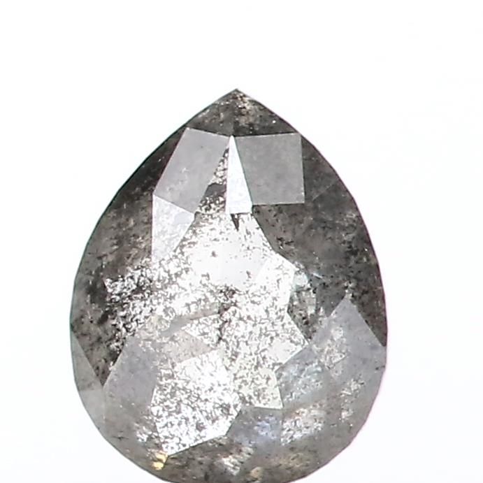 0.45 ct Pear Salt and Pepper Natural Diamond, I3