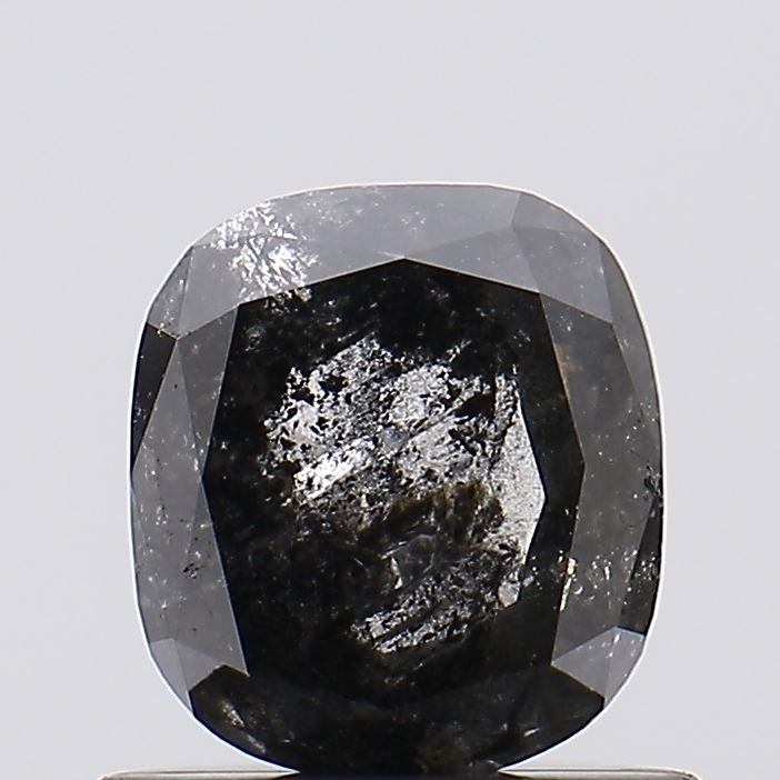 0.70 ct Cushion Salt and Pepper Natural Diamond, I3