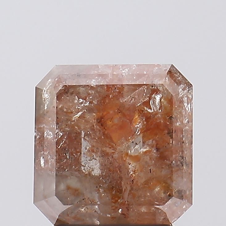 2.04 ct Emerald Salt and Pepper Natural Diamond, I3