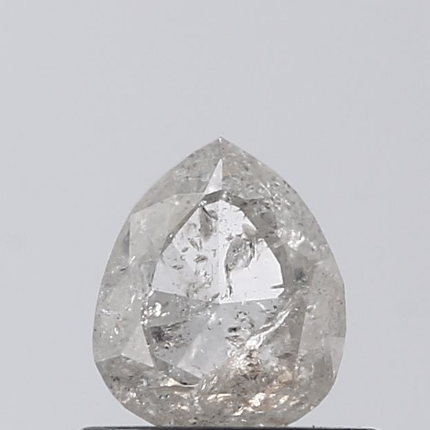 0.67 ct Pear Salt and Pepper Natural Diamond, VVS2