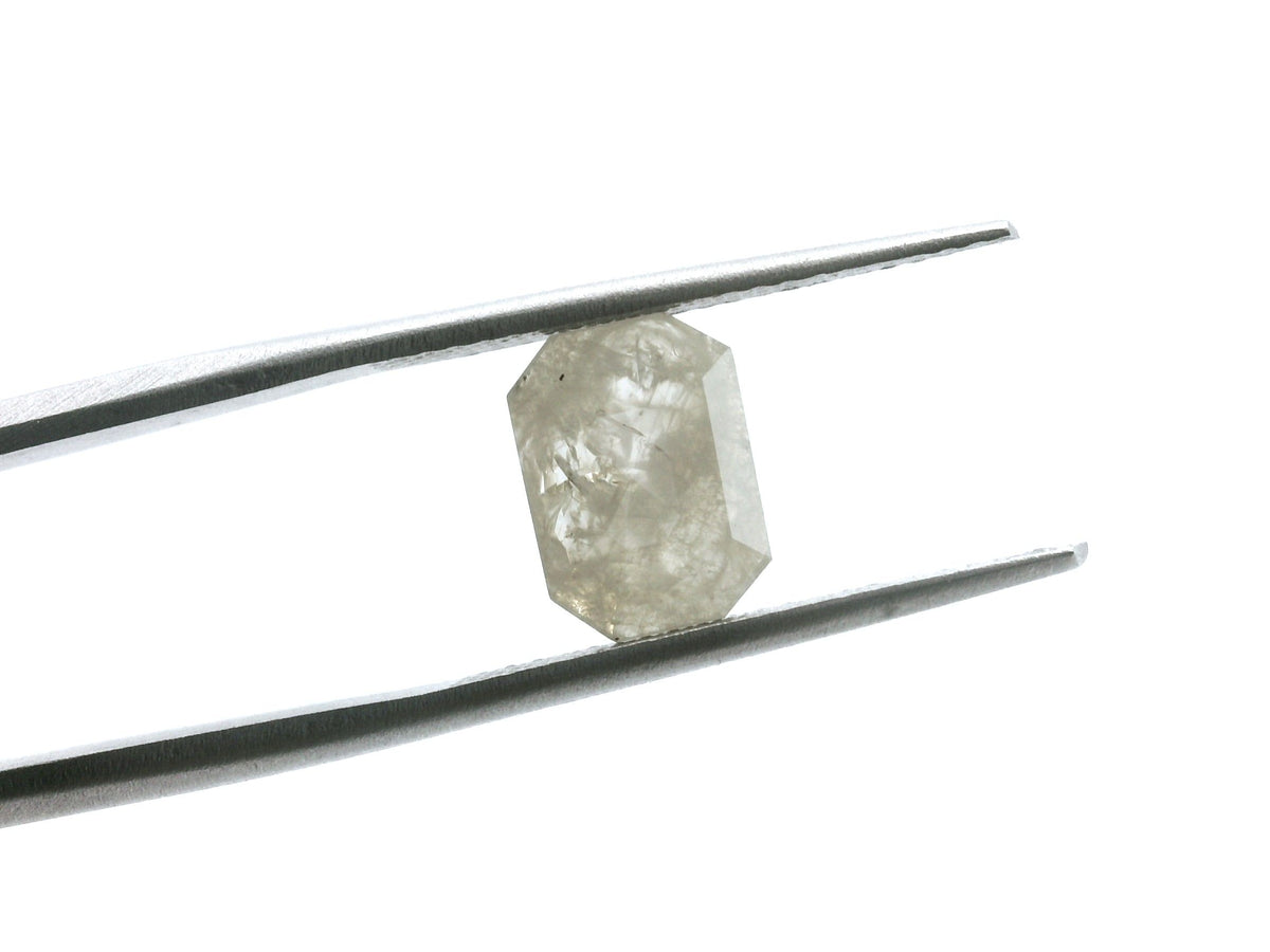 1.50 ct Emerald Salt and Pepper Natural Diamond