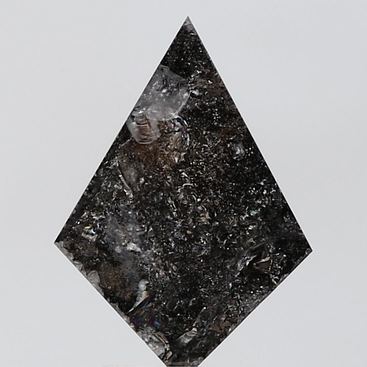 1.44 ct Kite Salt and Pepper Natural Diamond, VS1