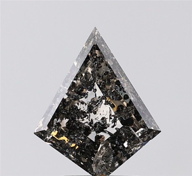 1.74 ct Kite Salt and Pepper Natural Diamond, I3