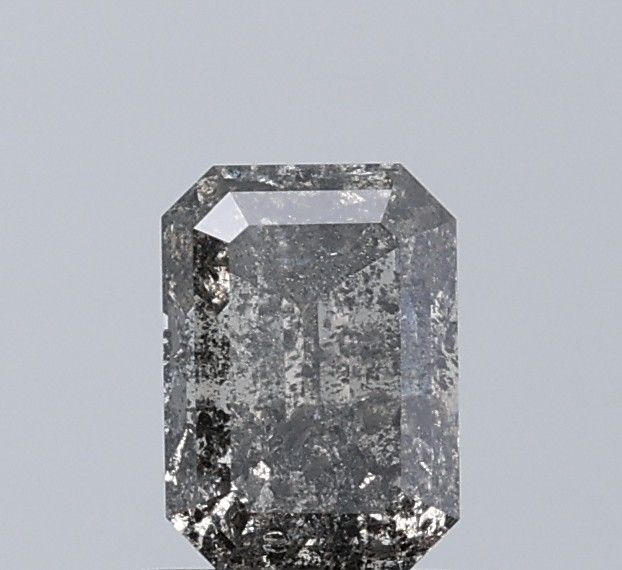 1.16 ct Emerald Salt and Pepper Natural Diamond, I3