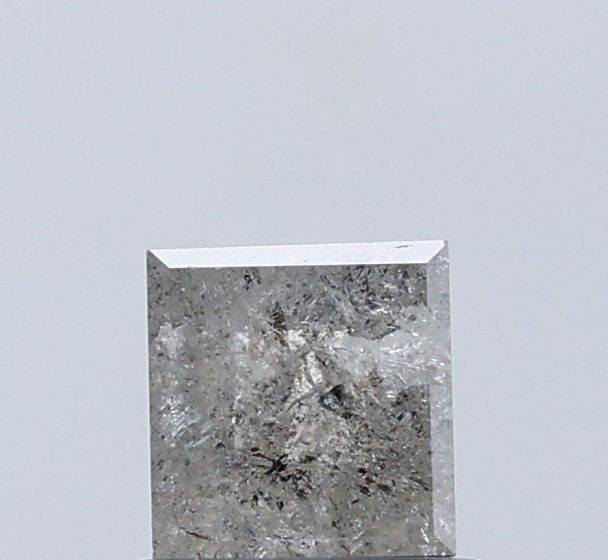 0.76 ct Princess Salt and Pepper Natural Diamond, I3