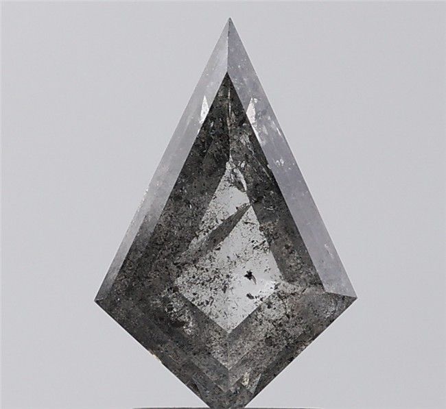 1.71 ct Kite Salt and Pepper Natural Diamond, I3
