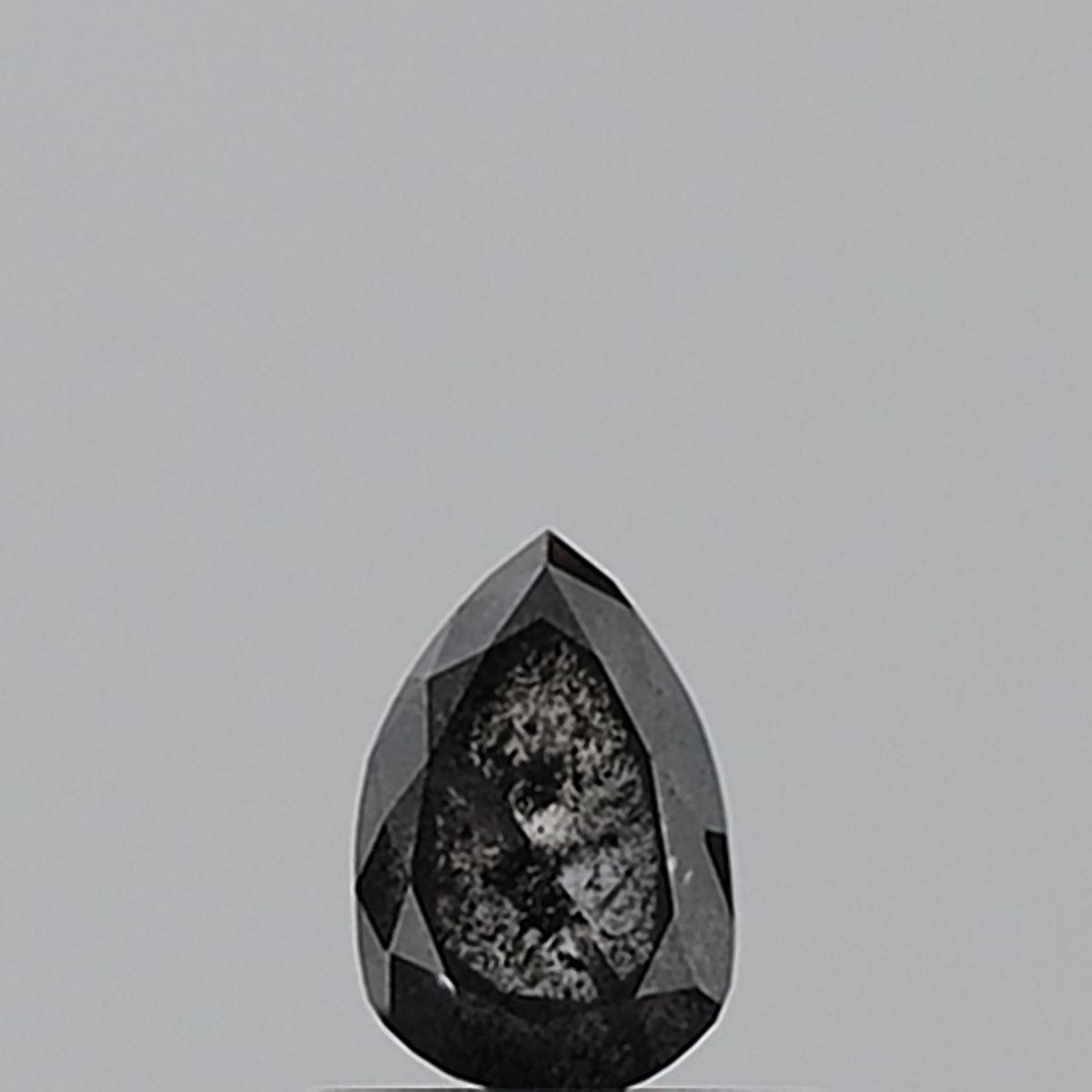 0.72 ct Pear Salt and Pepper Natural Diamond, VVS2