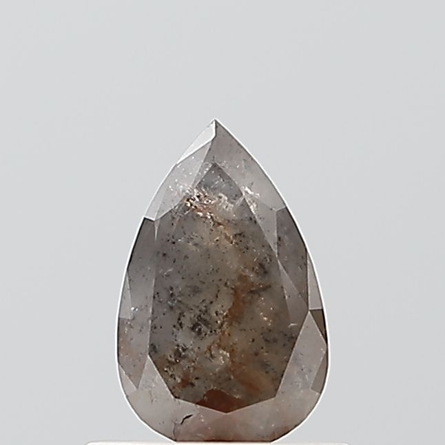 0.76 ct Pear Salt and Pepper Natural Diamond, VS1