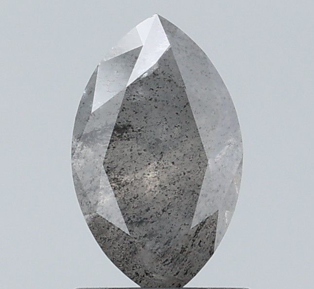 1.29 ct Marquise Salt and Pepper Natural Diamond, I3