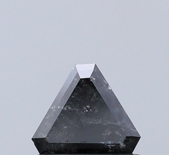 0.50 ct Triangle Salt and Pepper Natural Diamond, I3